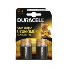 Duracell Alkalin C Orta Boy Pil 2'li Paket